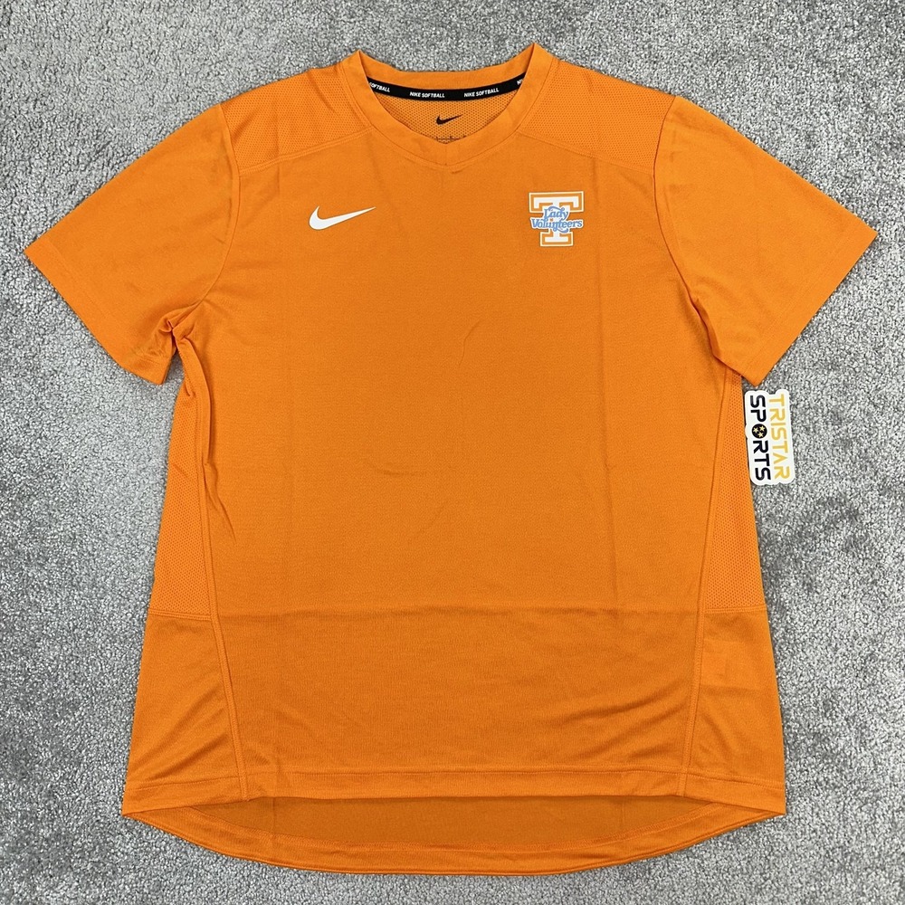 Tennessee Lady Volunteers Softball Shirt Womens Large Orange Nike PE Team Issue